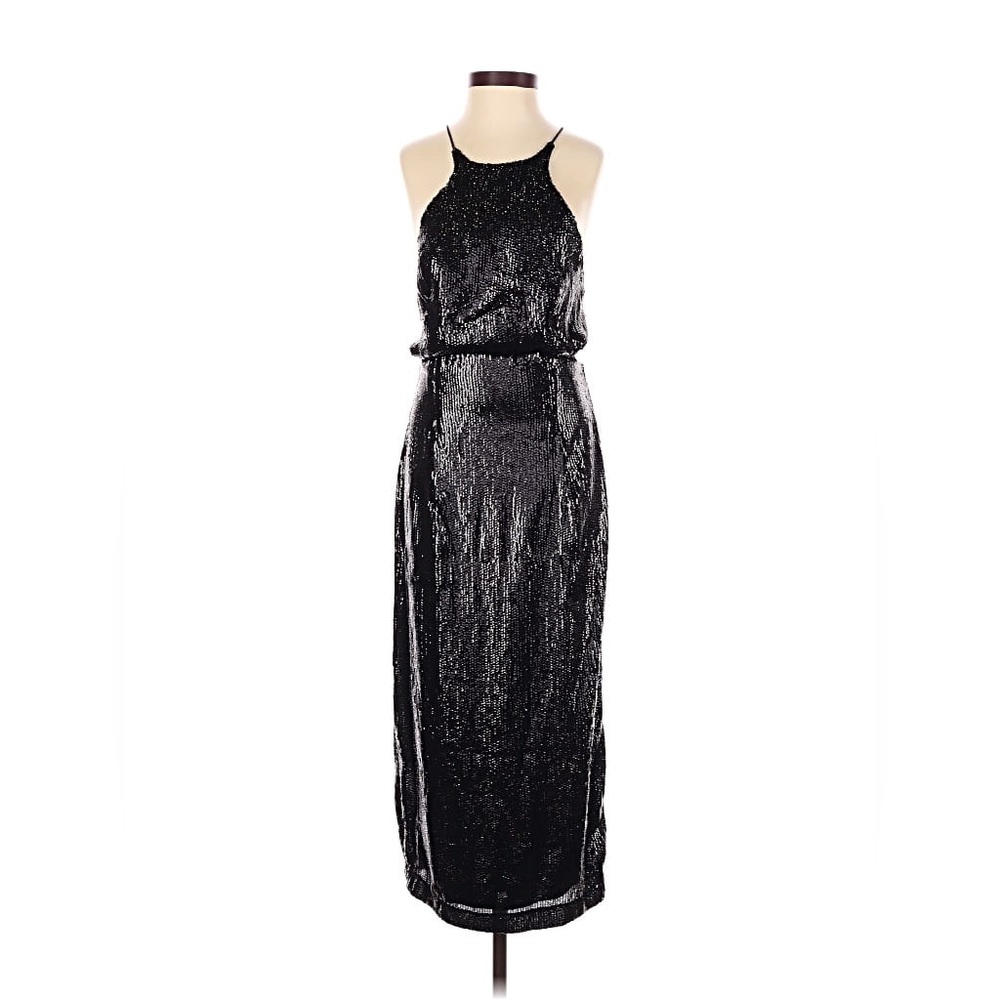 Bardot Black Sequin Cocktail Dress